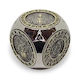 Suegao 7-in-1 Rounded Metallic Cube Spinner Dice D4-d20 Tabletop Rpg Gunsteel
