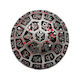 Suegao 100-sided Hollow Metal Polyhedral Die Tabletop Rpg Bloodstain
