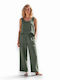 Damen Olive Set mit Gummiband Hose