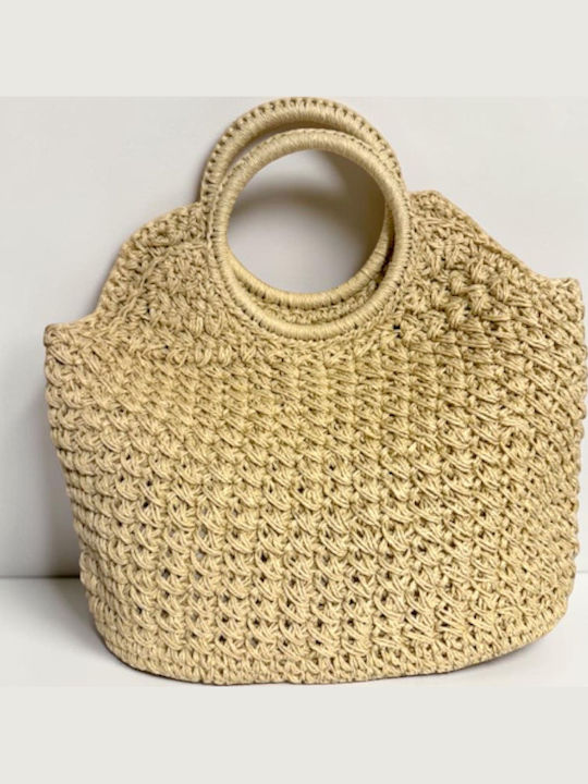 Straw Women's Handbag Beige