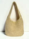 Damentasche Schulter Beige