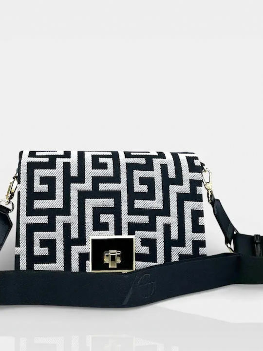 Black Fabric Women's Crossbody / Shoulder Bag