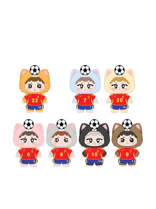 Niinoo Dreaming Spain Football Blind Box Surprise Doll Keychain 17cm 6 Τεμ