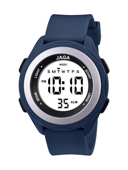 Jaga Digital Men's Watch 44mm Battery with Blue...