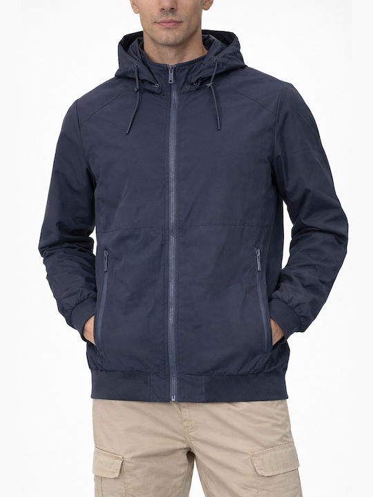 Windproof Jacket Big Sizes 5-8016blu