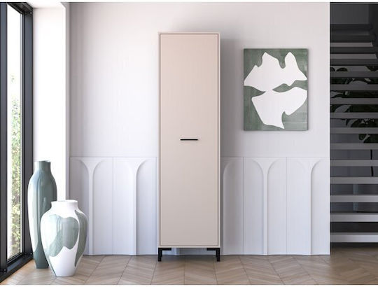 Fiolevo 100 Single Door Wardrobe with Mirror Casimir 54x33x200cm