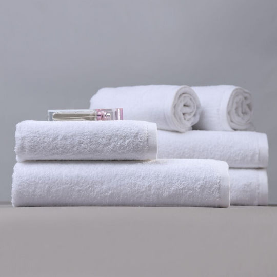 Xionoula Home Ξενοδοχειακή Πετσέτα Προσώπου 100x50εκ. Λευκή