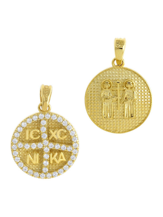 Senzio Belibasakis Charm Talisman din Aur 9K