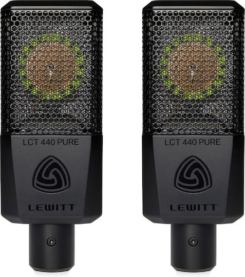 Lewitt LCT 440 Pure Pair Σετ Πυκνωτικό Μικρόφωνο Shock Mounted για Φωνητικά