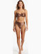 Set Bikini Ψηλόμεσο Μπρονζέ
