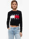 TJW Flag Crew Neck Women's Long Sleeve Cotton Sweater TJW Flag