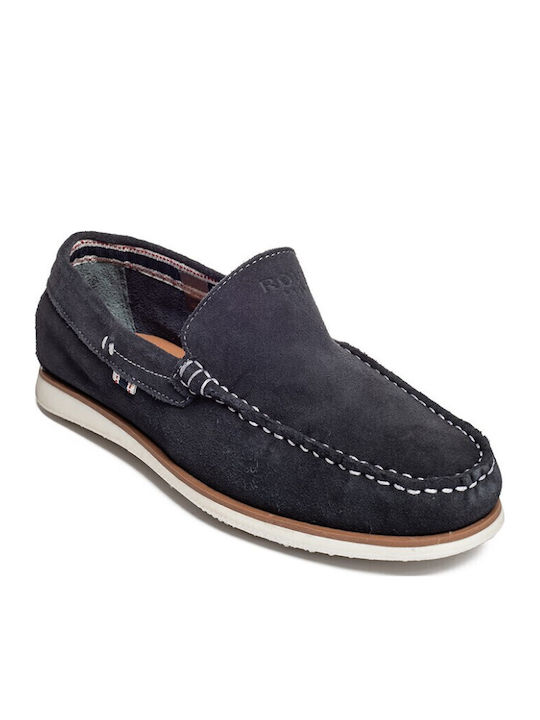 Herren Mokassins in Blau Farbe