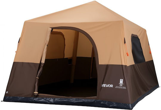 Vevor Αυτόματη Σκηνή Camping Φουσκωτή Αποθήκευσης Μπεζ 3 Εποχών για 8 Άτομα 420x270x220εκ.