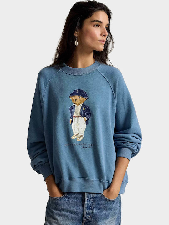 Damen Sweatshirt Hellblau