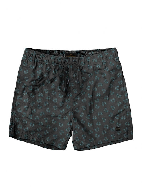 Double Herren-Bademode Kurze Hosen Schwarz mit ...