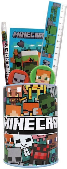 Schulset Federmäppchen Gim Minecraft 316-04884