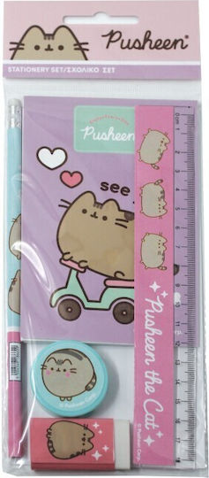Schulset + Block Bmu Pusheen Katze 361-02755