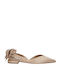 Satin Women's Ballerina Shoes in Brown Colour