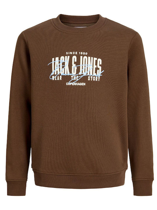 Jack & Jones Παιδικό Φούτερ Καφέ Jones