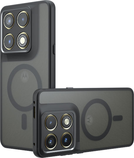 Techsuit Rückseitencover aus Silikon Schwarz Motorola Edge 70 Pro