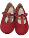Kinder Pumps & Ballerinas mit Bügel- und Schleifenverschluss Rote