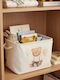 SteweHome Fabric Brown Storage Basket 25x18cm