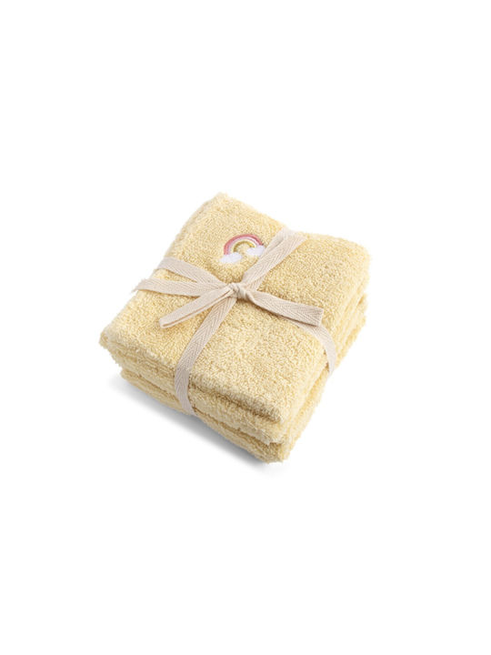Filibabba Baby Washcloth Embroidered Rainbow