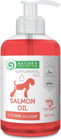 Nature's Protection Dog and Cat Salmon Oil 300ml for General Health