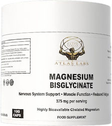 Atlas Labs Magnesium Bisglycinate 375mg 100 Capsules Atlas Labs Atlas Labs Magnesium Bisglycinate 375mg 100 Capsules Atlas Labs
