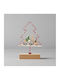 Eurolamp Beleuchtetes Metallisches Baumform 12,5*4,5*19cm Batteriebetrieb Ip20