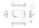 Auto-Kühlschrank Luft Meriva 1.3 Cdti 10 1302142