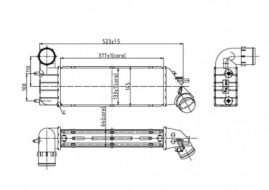 Εναλλάκτης Θερμότητας Citroën C8 2.2 Hdi 02 0384.g0