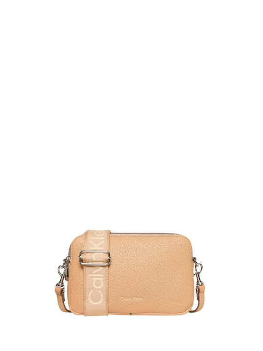 Calvin Klein Webbing Women's Shoulder Bag Beige
