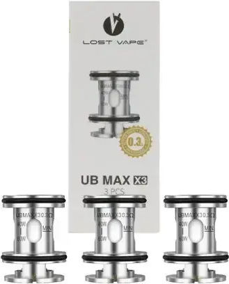 Lost Vape Ub Max V2 Heizwendel E-Zigaretten Coils 0.3ohm 3 Stück