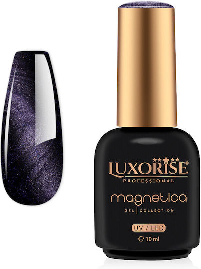 Gel Nagellack Holo Blaze Amethyst Glitzer Katzenauge 10ml