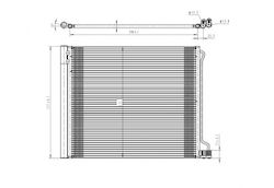 Air Conditioning Condenser Bmw X5 07 X6 08 64509166098