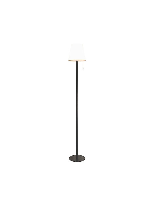 123led Lampă De Podea Reîncărcabilă RGB + 2700K IP44 129cm Neagră