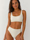 Set Bikini Sutien Sport Crem