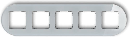 Icon Universal Frame Straddling Glass Effect Frame Grey Bottom Graphite Matt 15-28-irso-5