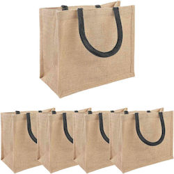 vidaxl Plastiktüten Großhandel 5 Stück Natürliche Schwarz 26 x 22 x 14 cm