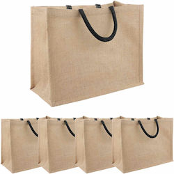 vidaxl Plastiktüten Großhandel 5 Stück Natürliche Schwarze 42 x 33 x 19 cm