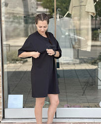 Oversized Μπλουζοφόρεμα Θηλασμού Βαμβακερό