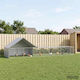 vidaXL Galvanized Steel Chicken Coop
