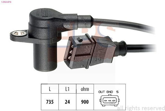 Сензор за положение на коляновия вал Lancia Delta 08 1.6 I 7799033