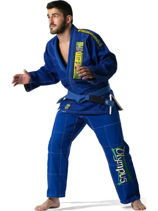 Olympus Uniformă pentru bărbați Brazilian Jiu Jitsu Albastră