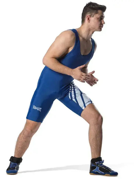 Olympus Men's Wrestling Swimsuit Blue