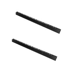Guide Rail 42U Vertical 2 Pieces Black RAL9005 Elegant Pablorg42v