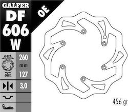 Galfer Front Motorcycle Brake Disc Galfer Front Motorcycle Brake Disc