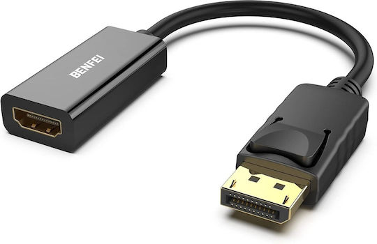 Benfei Convertor DisplayPort masculin la HDMI feminin