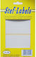 Stef Labels 1бр Самозалепващи се Етикети в Бял Цвят 100x70mm